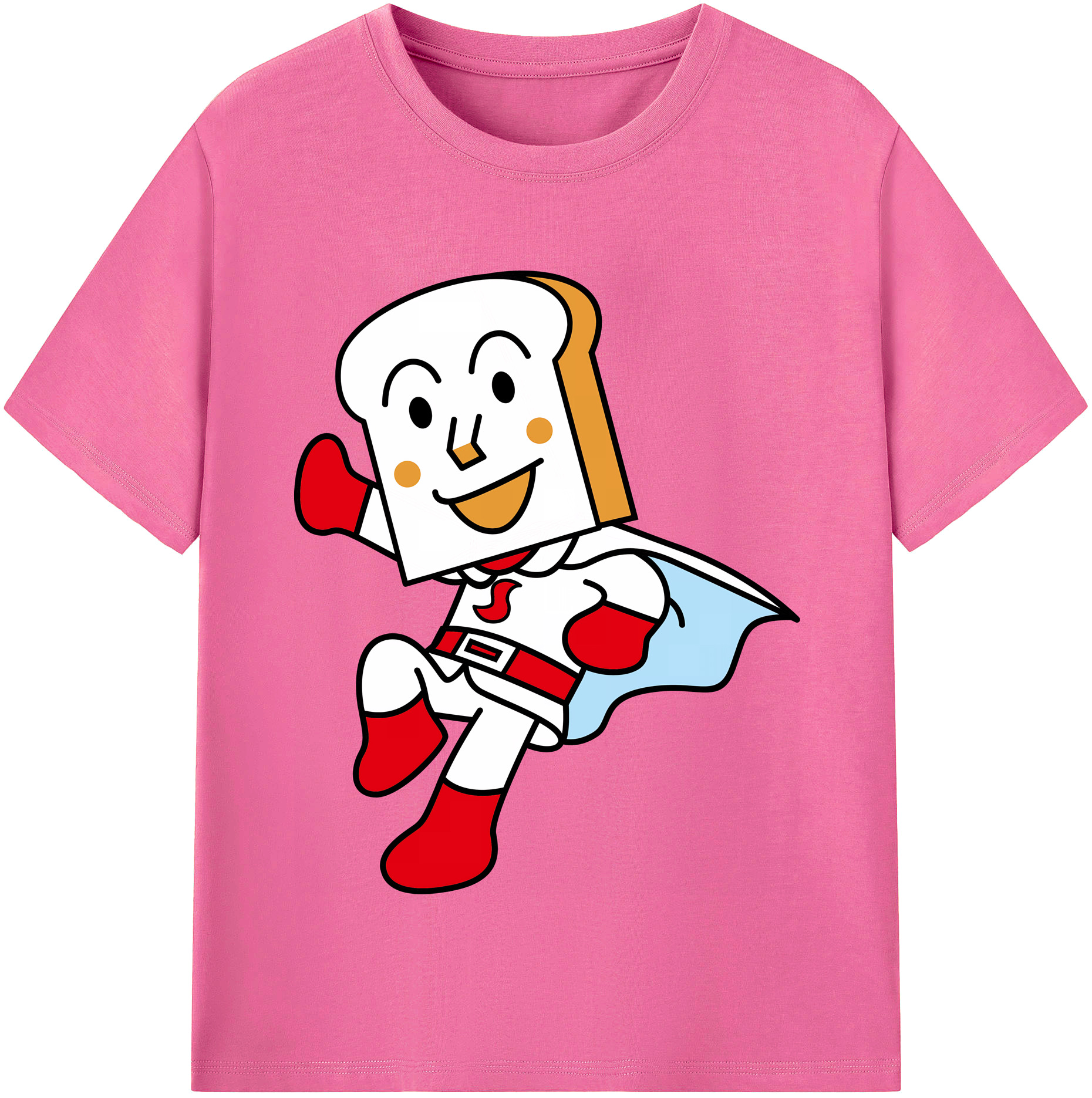 （画像用） アンパンマン Anpanman レディースカジュアルプリントTシャツ（綿100％）